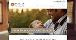 Desktop Screenshot of mypremiereyecare.com